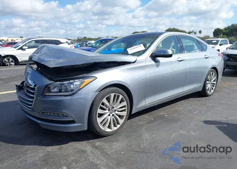 2017 Genesis G80 5.0 Ultimate из США, поврежденный, VIN KMHGN4JF8HU182413